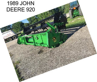 1989 JOHN DEERE 920