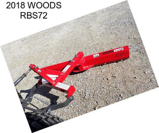 2018 WOODS RBS72