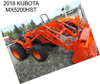 2018 KUBOTA MX5200HST