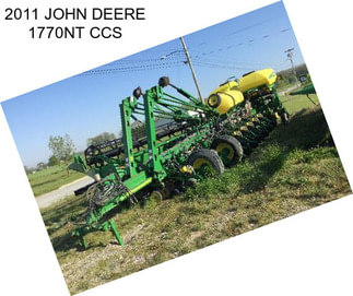 2011 JOHN DEERE 1770NT CCS