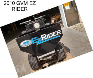 2010 GVM EZ RIDER