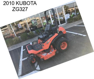 2010 KUBOTA ZG327