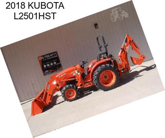 2018 KUBOTA L2501HST