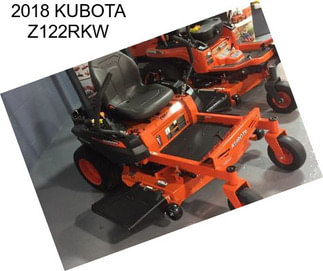 2018 KUBOTA Z122RKW