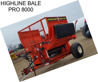 HIGHLINE BALE PRO 8000