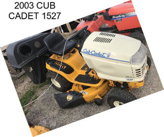 2003 CUB CADET 1527