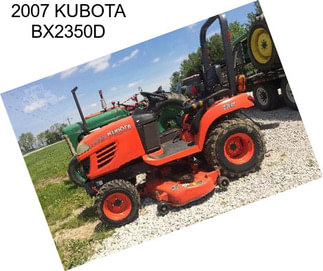 2007 KUBOTA BX2350D