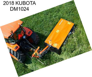 2018 KUBOTA DM1024