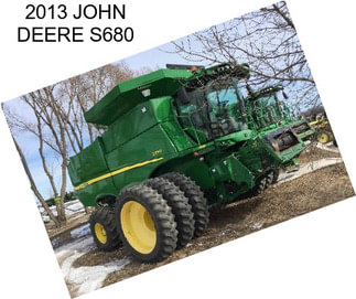 2013 JOHN DEERE S680