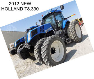 2012 NEW HOLLAND T8.390