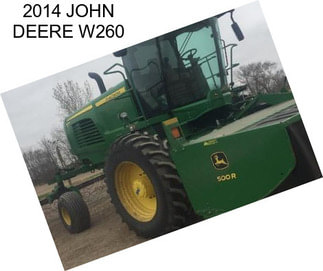 2014 JOHN DEERE W260