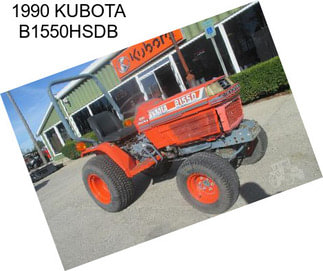 1990 KUBOTA B1550HSDB