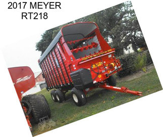 2017 MEYER RT218