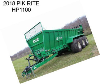 2018 PIK RITE HP1100