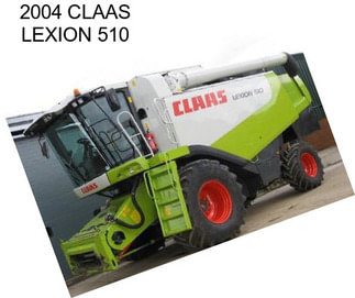 2004 CLAAS LEXION 510