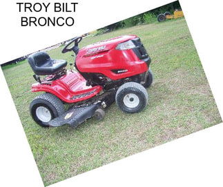 TROY BILT BRONCO