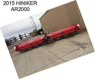 2015 HINIKER AR2000