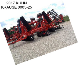 2017 KUHN KRAUSE 8005-25