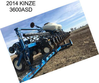 2014 KINZE 3600ASD