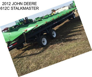 2012 JOHN DEERE 612C STALKMASTER