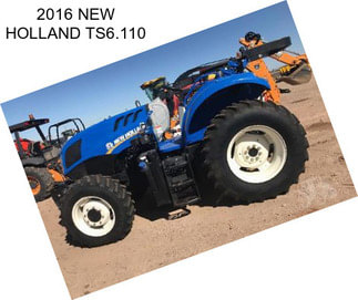 2016 NEW HOLLAND TS6.110