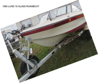 1980 LUND 16 GLASS RUNABOUT