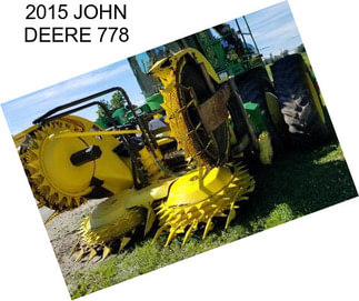 2015 JOHN DEERE 778