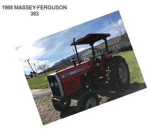 1988 MASSEY-FERGUSON 383