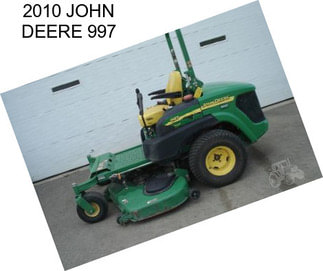 2010 JOHN DEERE 997