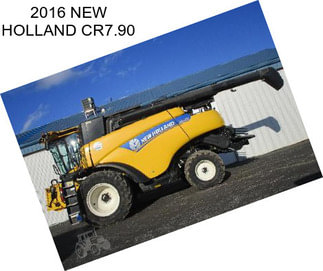 2016 NEW HOLLAND CR7.90