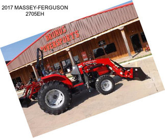 2017 MASSEY-FERGUSON 2705EH