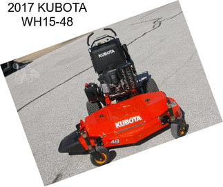 2017 KUBOTA WH15-48