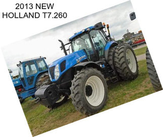 2013 NEW HOLLAND T7.260