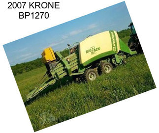 2007 KRONE BP1270