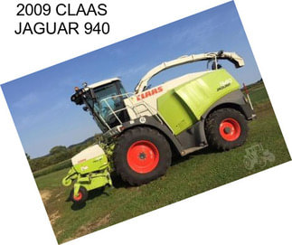 2009 CLAAS JAGUAR 940