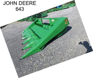 JOHN DEERE 643