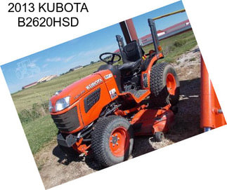 2013 KUBOTA B2620HSD
