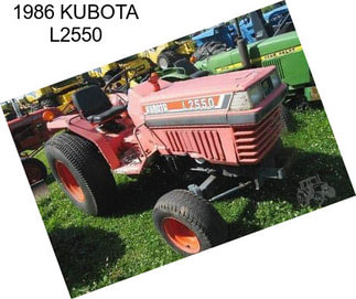 1986 KUBOTA L2550