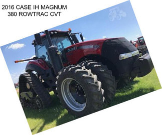 2016 CASE IH MAGNUM 380 ROWTRAC CVT