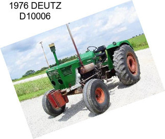1976 DEUTZ D10006