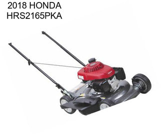 2018 HONDA HRS2165PKA