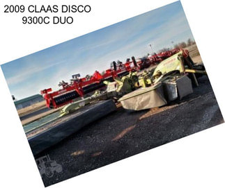 2009 CLAAS DISCO 9300C DUO