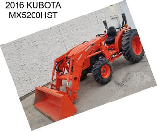 2016 KUBOTA MX5200HST