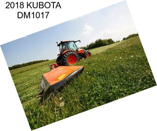 2018 KUBOTA DM1017