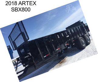 2018 ARTEX SBX800