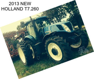 2013 NEW HOLLAND T7.260