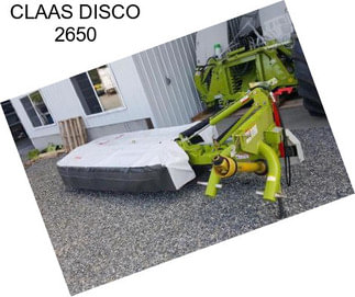 CLAAS DISCO 2650