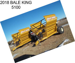 2018 BALE KING 5100