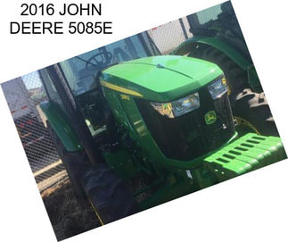 2016 JOHN DEERE 5085E