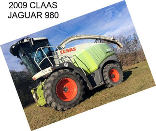 2009 CLAAS JAGUAR 980